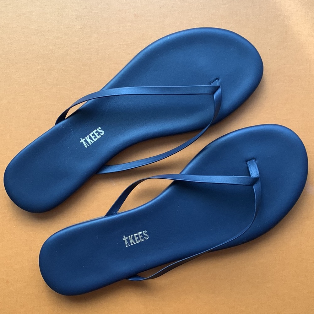 TKEES Dark Blue Slipper US10 - Picture 3 of 8